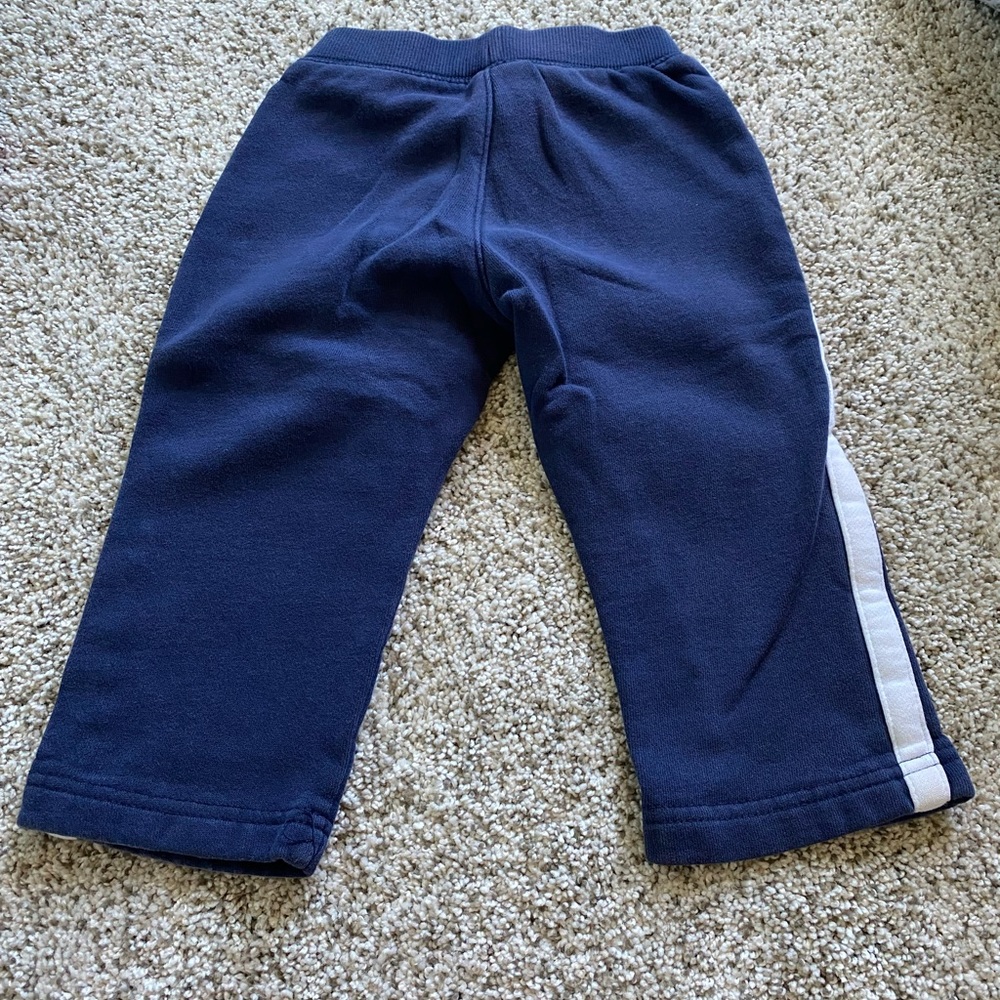 Carter’s blue jogger sweatpants. Boys size 24 months.